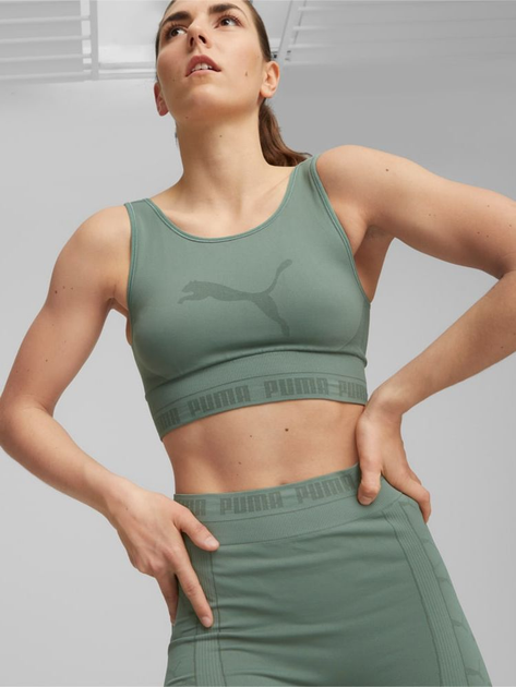 Puma green cheap crop top