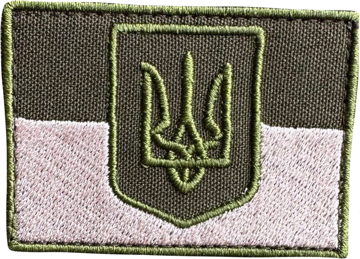 Військовий шеврон Shevron.patch 9 x 7.5 см Хакі (19-568-9900) - зображення 1