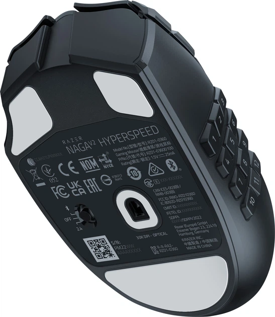 Мышка Razer Naga V2 Hyperspeed (RZ01-03600100-R3G1) - изображение 5