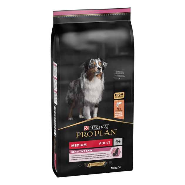Сухой корм Purina Pro Plan (Пурина Про План) Medium Sensitive Salmon ...