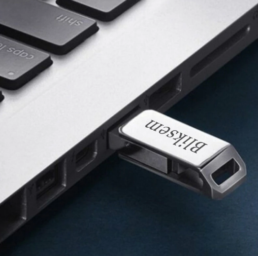 Флешка Bliksem USB 2.0 OTG 64 ГБ (64 GB USB Flash Drive) металлическая скоба USB + USB micro - изображение 4