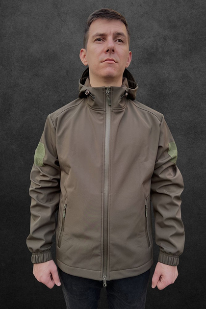 Куртка Тактична Softshell Tactic (Олива) 46 - зображення 1