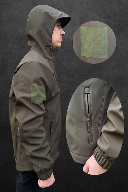 Куртка Тактична Softshell Tactic (Олива) 46 - зображення 2