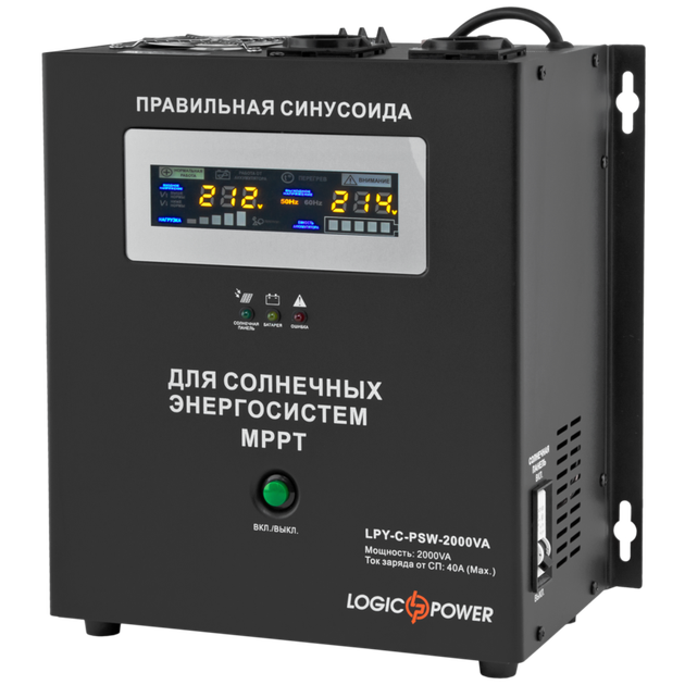ДБЖ Logicpower LPY- С - PSW-2000VA - Фото 2 ДБЖ Logicpower LPY- С - PSW-2000VA - зображення 2