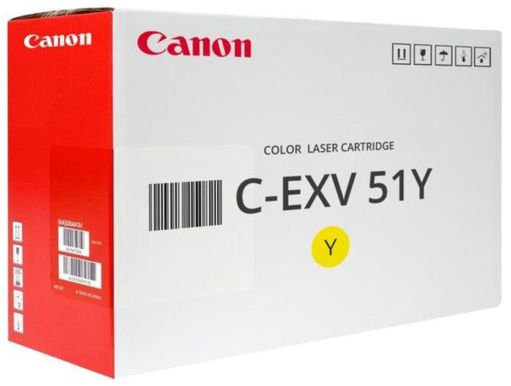 Картридж Canon EXV51HY C-EXV51H 0484C002 Yellow - зображення 1