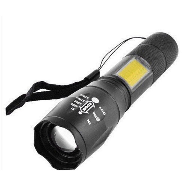 Фонарь ручной Bailong bl-t6-30s с зумом и боковым светом 2в1 с usb ...
