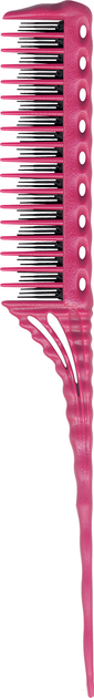 Гребінець для начісування Y.S.Park Professional 150 Tail Combs Pink (4981104365324) - зображення 1