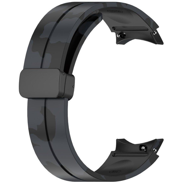 Ремешок для Samsung Galaxy Watch 4 Classic 42mm - черно-серый / ширина ...