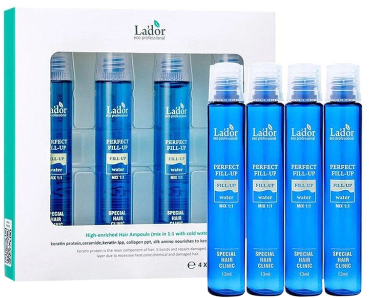 Набор филлеров для волос La'dor Perfect Hair Fill-Up 13 мл х 4 шт ...