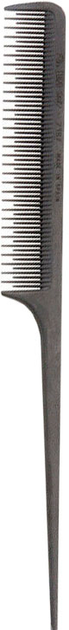 Grzebień damski EuroStil karbonowy z metalowym końcem 02187 (8423029020453) - obraz 1