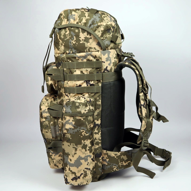 Тактический рюкзак Cordura 1000 D 80 л Пиксель - изображение 2