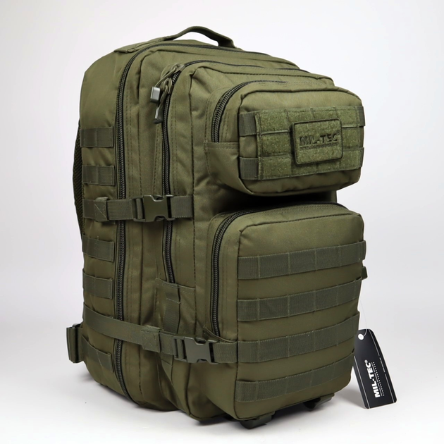 Рюкзак тактичний Mil-Tec Large assault pack Olive 36 літрів - зображення 1