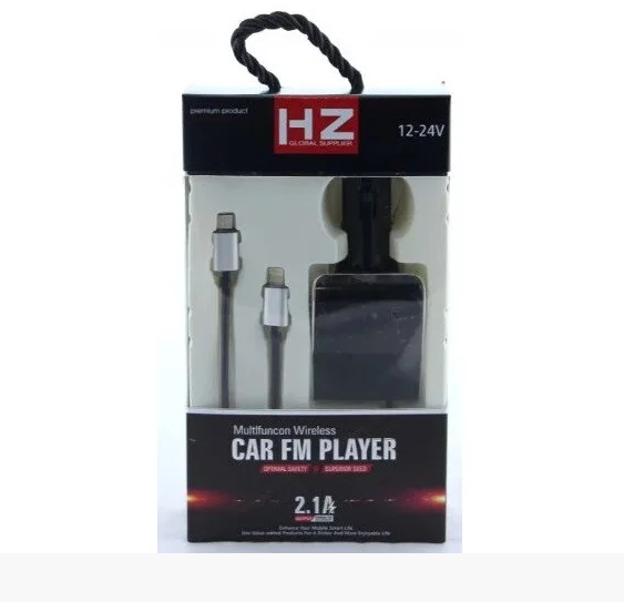 Автомобильный MP3 Трансмиттер FM-модулятор HZ H22 Bluetooth black - Фото 3 Автомобильный MP3 Трансмиттер FM-модулятор HZ H22 Bluetooth black - изображение 3