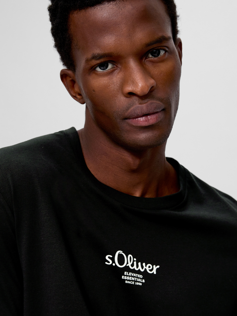 Футболка s.Oliver 10.3.11.12.130.2140013-99D1 L Grey/Black (4099973985229) - зображення 4
