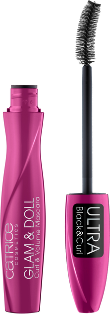 Туш для вій Catrice Glam & Doll Curl & Volume Mascara 10 мл 010 - Black (4250587768398) - зображення 1