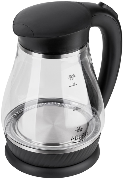 Електрочайник ADLER AD 1274 black - зображення 3