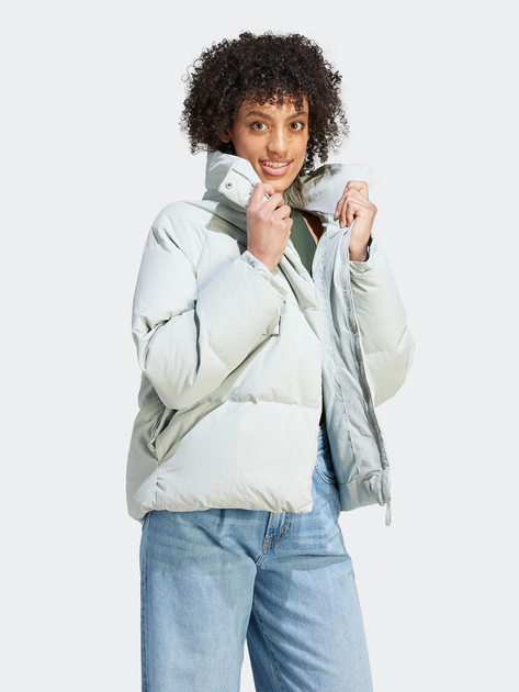 pi0506 Толстовка женская Puma EVOSTRIPE Full-Zip Hoodie голубая