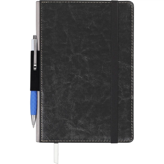 Записна книга блокнот Buromax CODE LOGO2U A5 96 л клітина позов.шкіра чорний (BM.295106-01) - Фото 1 Записна книга блокнот Buromax CODE LOGO2U A5 96 л клітина позов.шкіра чорний (BM.295106-01) - зображення 1