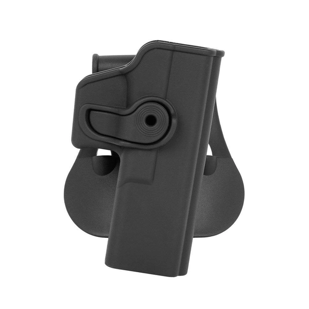 Жесткая полимерная поясная поворотная кобура IMI Defense для Glock 17/22/28/31 под правую руку. - изображение 1