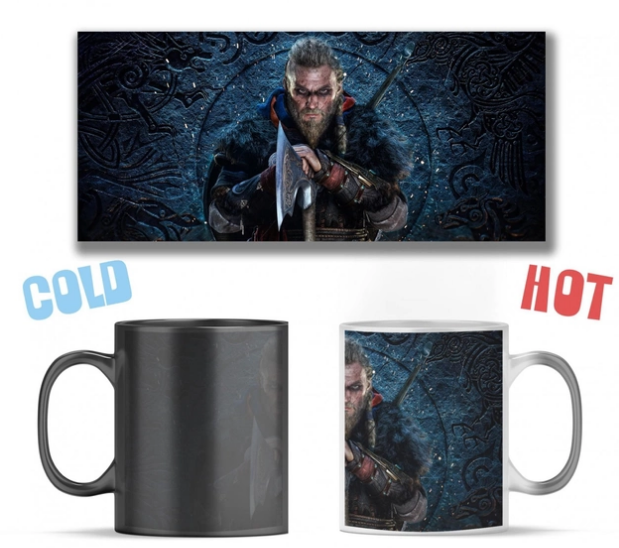 Чашка Хамелеон Assassin's Creed Valhalla Print Five ABC - Фото 1 Чашка Хамелеон Assassin's Creed Valhalla Print Five ABC - изображение 1