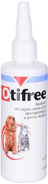 Розчин для чищення вух для собак та кішок VETOQUINOL Otifree 160мл (DLZVEOHIP0001) - зображення 3