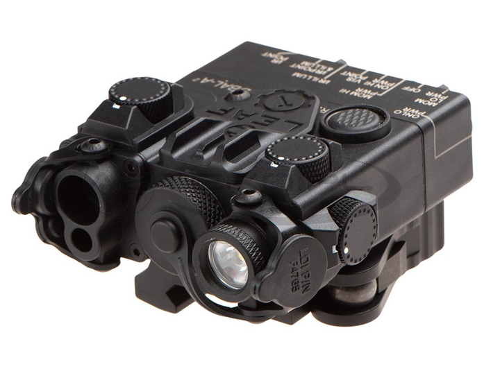 Тактичний Блок ЛЦУ AN/PEQ-15A DBAL-A2 Black З Виносною Кнопкою ІЧ/Білий/Червоний лазер В кейсі - зображення 1