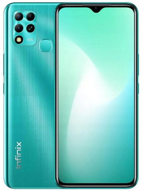 Smartfon Infinix Hot 11 (X689F 4+128CYAN) 4/128GB Cyan (4895180778230) - obraz 1