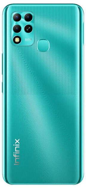 Smartfon Infinix Hot 11 (X689F 4+128CYAN) 4/128GB Cyan (4895180778230) - obraz 2