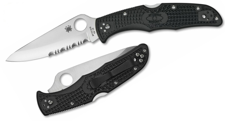 Карманный нож Spyderco Endura 4, полусеррейтор (87.03.13) - изображение 1