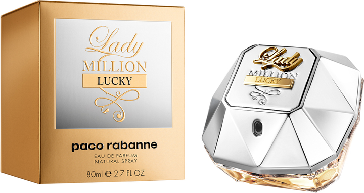 Woda perfumowana damska Paco Rabanne Lady Million Lucky 80 ml (3349668562640) - obraz 1