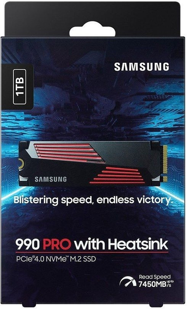 SSD диск Samsung 990 Pro 1TB M.2 PCIe 4.0 x4 V-NAND 3-bit MLC (MZ-V9P1T0CW) - изображение 5
