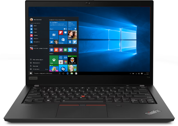 Laptop Lenovo ThinkPad T14 G2 (20W1S8E800) Czarny - obraz 1