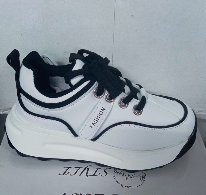 Крутые белые кроссовки ilin shoes для девочки 36 размер , 21.5см по ...