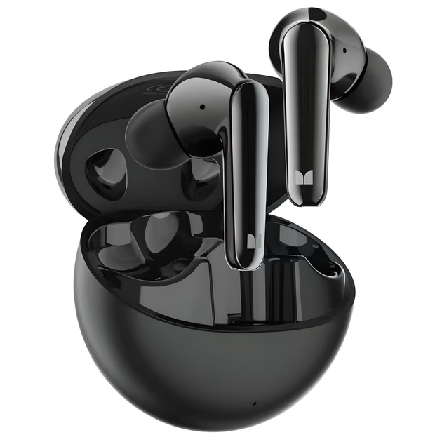 Бездротові вакуумні Bluetooth навушники MONSTER N-LITE 203 AirLinks із зарядним кейсом (black) - зображення 2