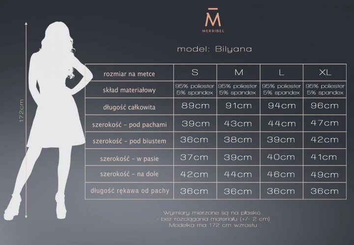 Плаття жіноче Merribel Bilyana XL Сіре (5903050362065) - зображення 5