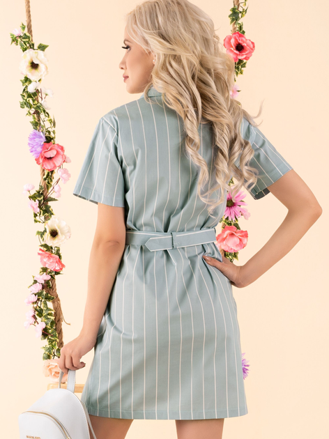 Плаття-сорочка жіноче Merribel Linesc XL М’ятне (5907621611798) - зображення 2
