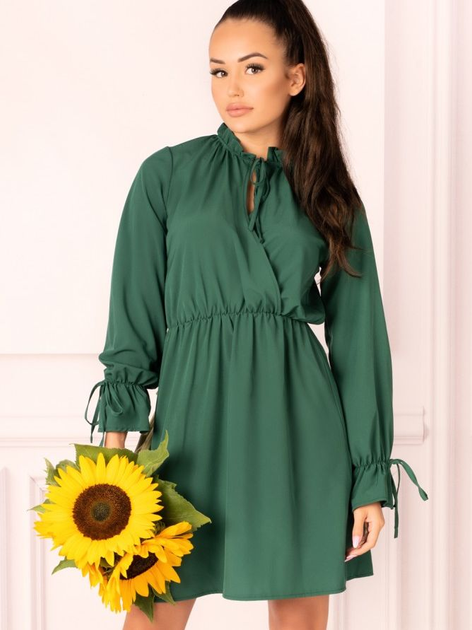 Плаття жіноче Merribel Mirava S Темно-зелене (5907621605469) - зображення 1