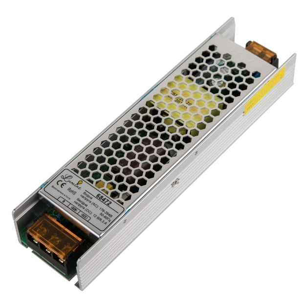 Блок живлення Lumine для LED, 100W, 12V, IP20, компакт. метал. корпус (68472) - изображение 2