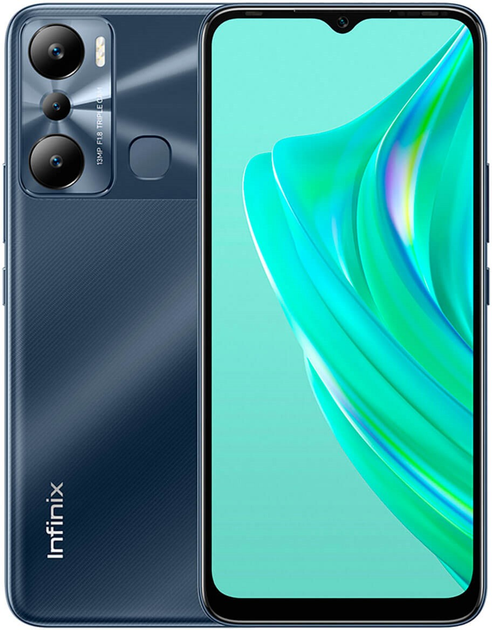 Smartfon Infinix HOT 20i (x665E d) 4/64GB Wilderness Black (4895180787652) - obraz 1