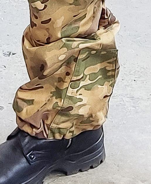 Штаны тактические полевые военная форма хлопок 100% камуфляж multicam MTP 60-62, зріст 3/4 - изображение 2