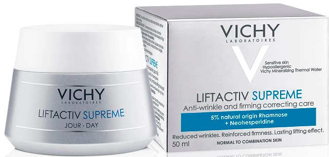 Krem przeciwzmarszczkowy Vichy liftingującyactiv Supreme dla elastyczności, 50 ml (3337871328795) - obraz 3