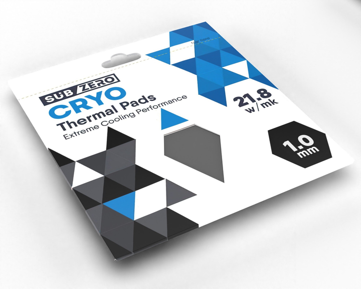 Термопрокладка SubZero CRYO 100x100x1.0 мм SubZero Thermal Pad 21.8 W/mK сіра - изображение 5