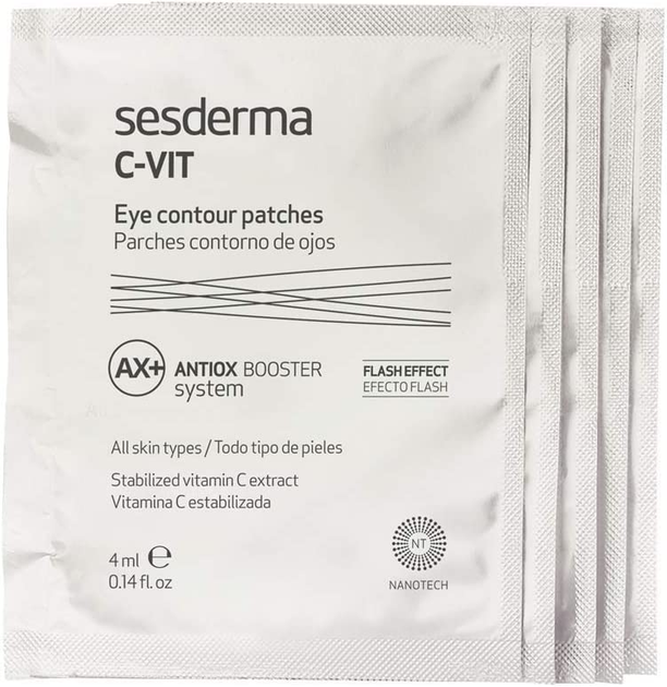 Sesderma C-Vit Płatki na kontur wokół oczu 5 x 4 ml (8470003298391) - obraz 2