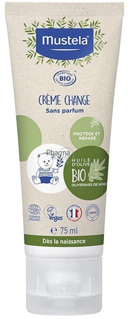 Krem do ciała Mustela Organic Change Cream kojący 75 ml (3504105034337) - obraz 1