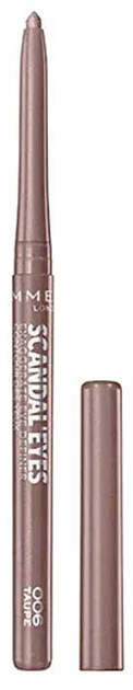 Олівець для очей Rimmel Scandal'eyes Exaggerate Eye Definer 006 Taupe 0.35 г (3616301246435) - зображення 1