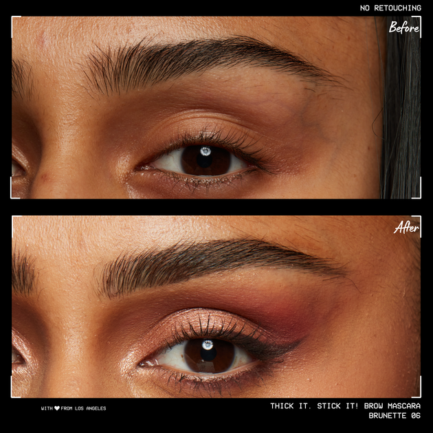 Туш для брів NYX Professional Makeup Thick it Stick що надає густости 06 Brunette 7 мл (800897129934) - зображення 4