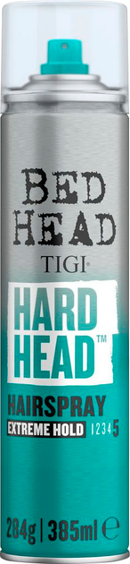 Лак для волосся Tigi Bed Head Hard Head Hairspray Extreme Hold Level 5 сильної фіксації 385 мл (615908431674) - зображення 1