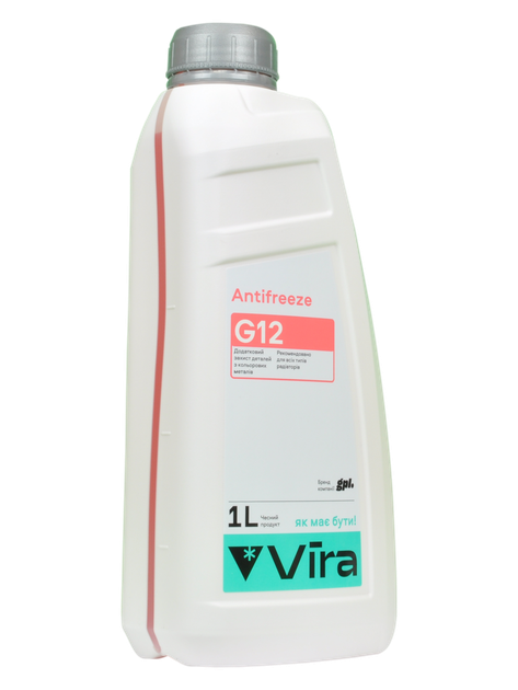 Жидкость охлаждающая VIRA -40 °C G12 красная 1 кг - изображение 2