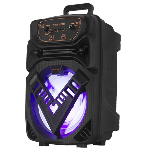 Портативна колонка KOLAV-X801 Black - изображение 1