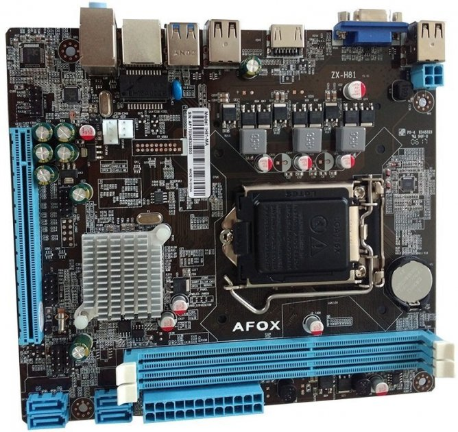 Материнська плата Afox IH81-MA6 (IH81-MA6) (s1150, Intel H81, Mini-ITX) - изображение 1